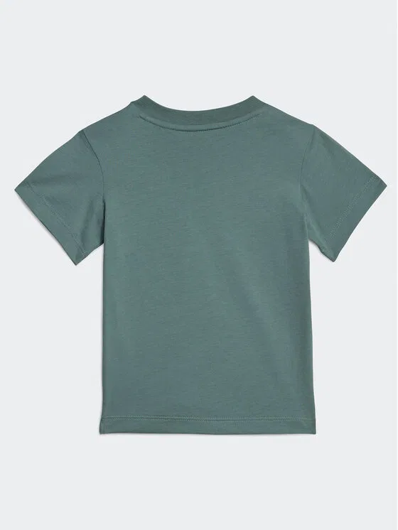 Футболка regular fit adicolor Adidas, зеленый — фото 2