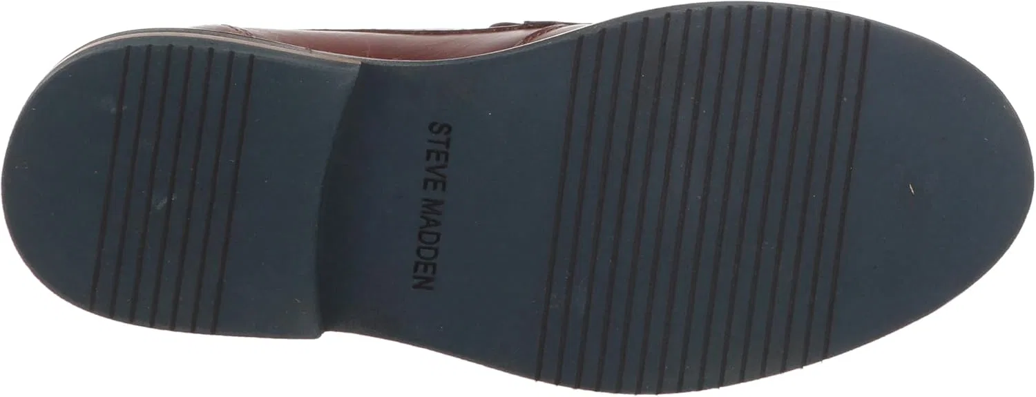 Детские туфли-лоферы для мальчиков General Steve Madden, Cognac — фото 4