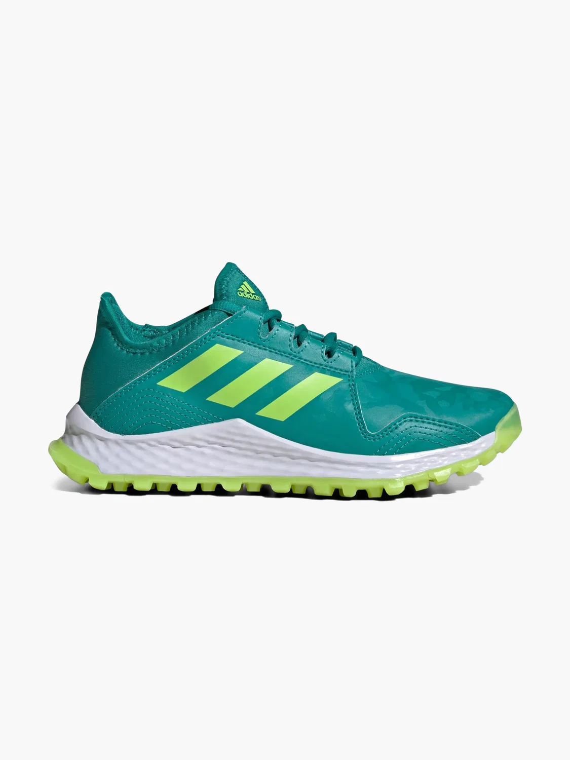 Детские тренировочные кроссовки с шнуровкой Adidas, зеленый