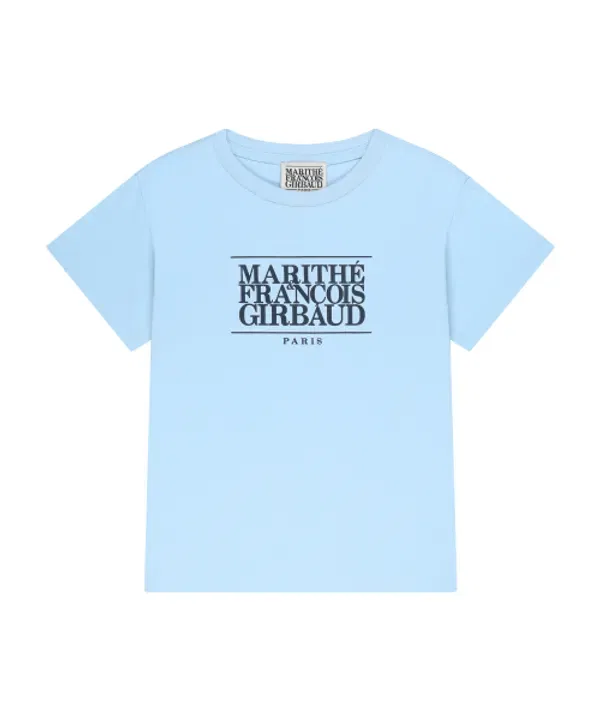 Футболка с коротким рукавом Kids classic logo Marithé Kids, голубой — фото 2