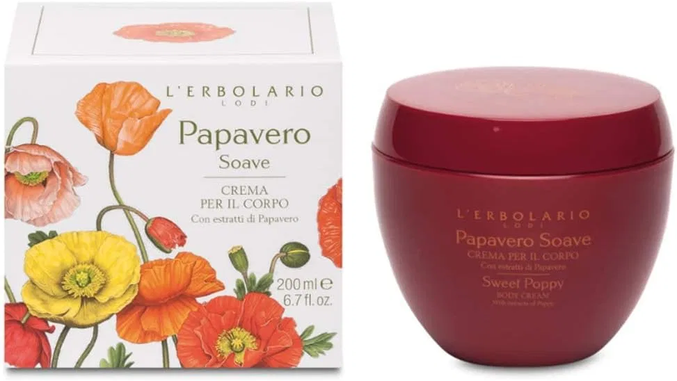 Набор косметики L'Erbolario Papavero Soave, 50 мл + 250 мл + 200 мл + 100 г Natsabe — фото 4