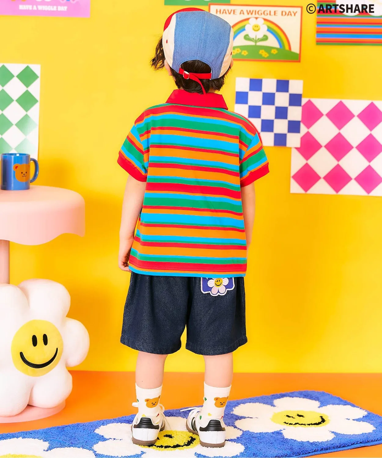 Детские джинсовые шорты WIGGLE WIGGLE, Indigo Blue — фото 3