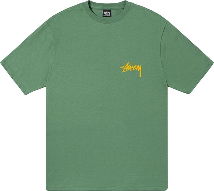 

Футболка Stussy Wizard Tee 'Green', зеленый