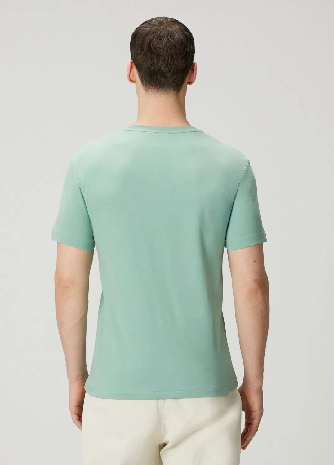Футболка базовая Polo Ralph Lauren, light green — фото 4