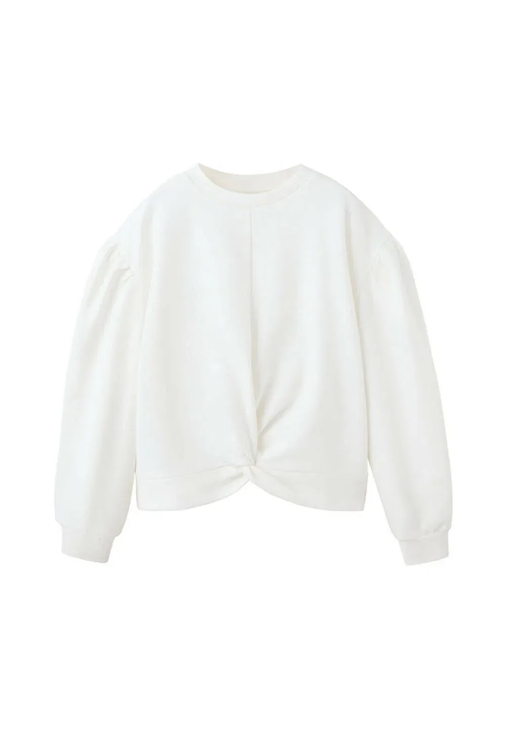 Ребенок - толстовка Mango Kids, Off-White — фото 3