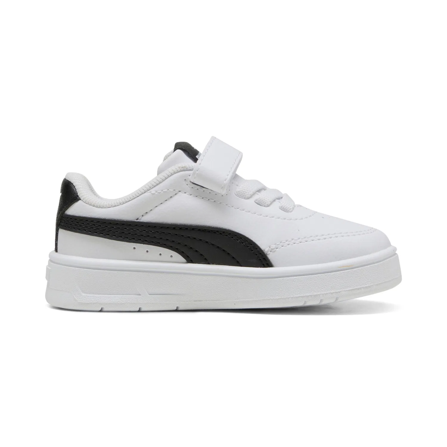 Детские кроссовки с SOFTFOAM+ технологией PUMA Court Classic, White/Black — фото 3