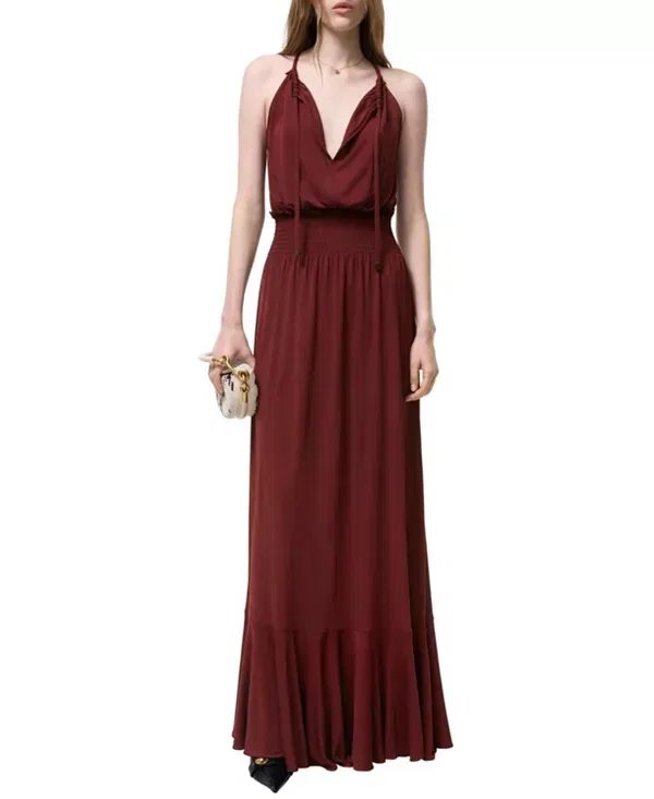Женское платье без рукавов Burberry, Ninebark Red