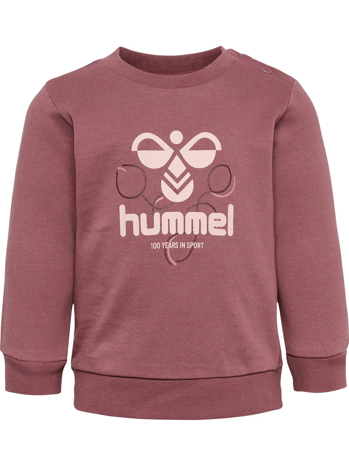 Детский свитшот с длинным рукавом Hmllime Hummel, Violett Perlrosa Altrosa