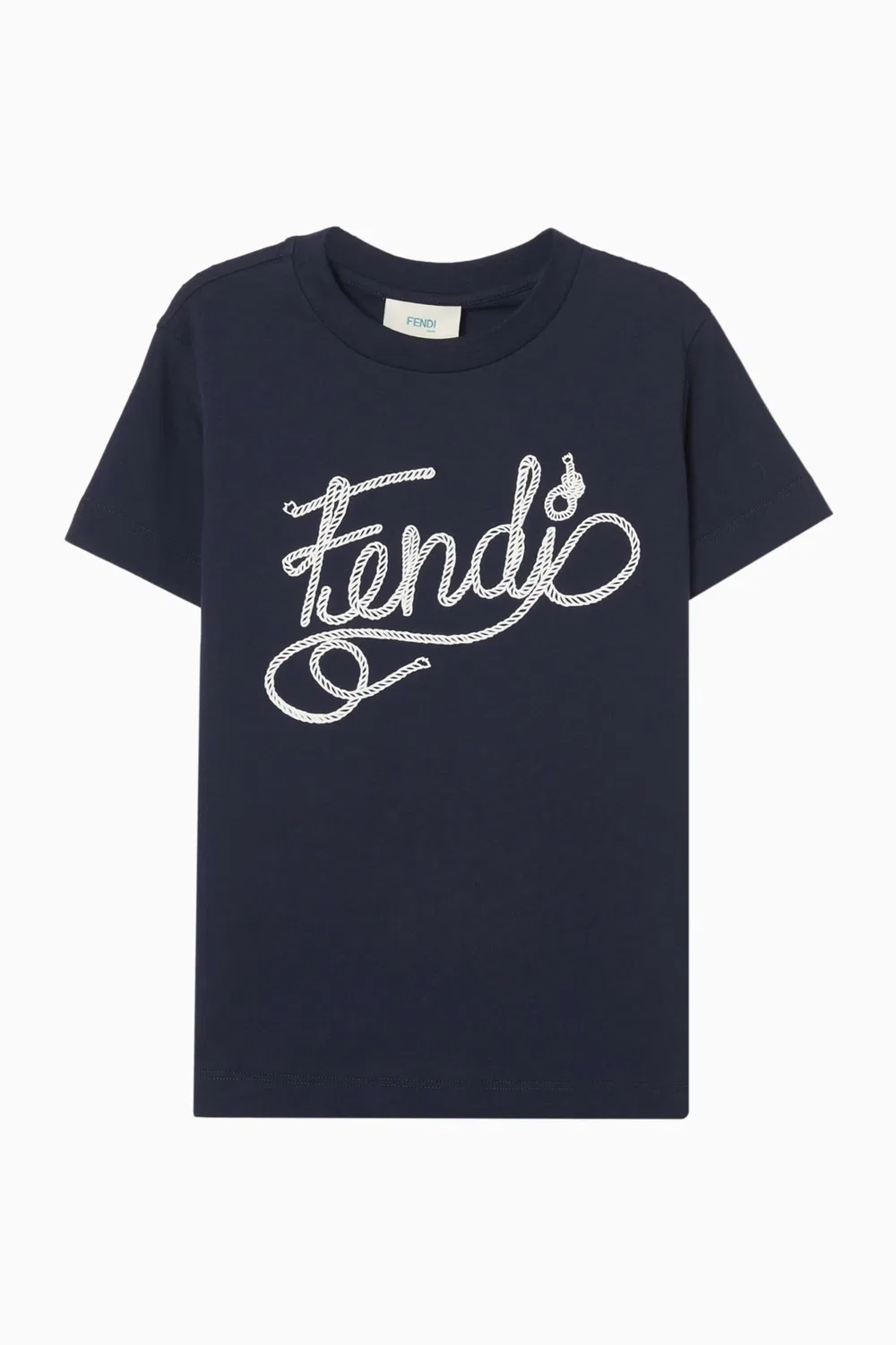 Футболка с принтом Cursive Logo Fendi