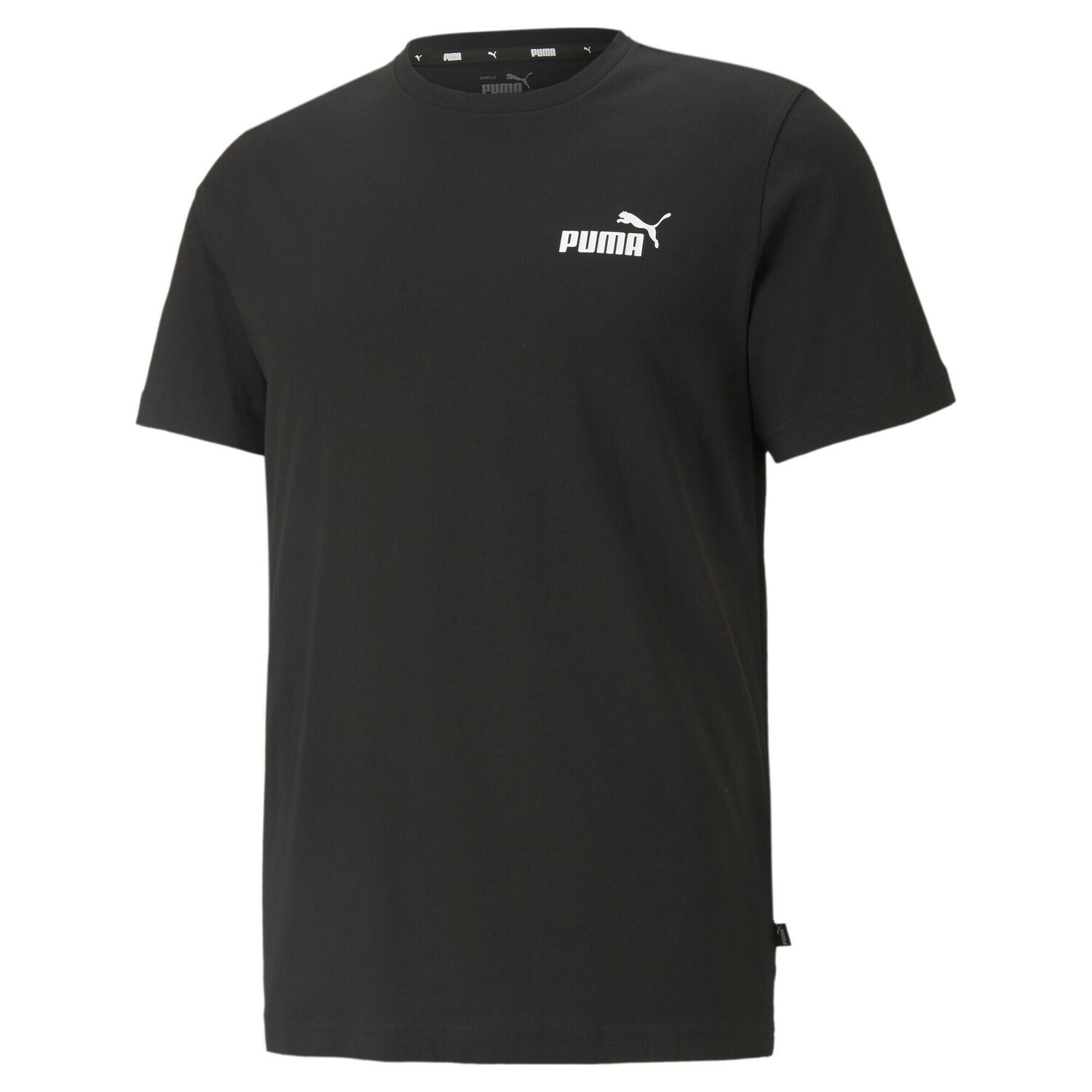 

Мужская футболка Essentials с тонким принтом-логотипом PUMA, черный