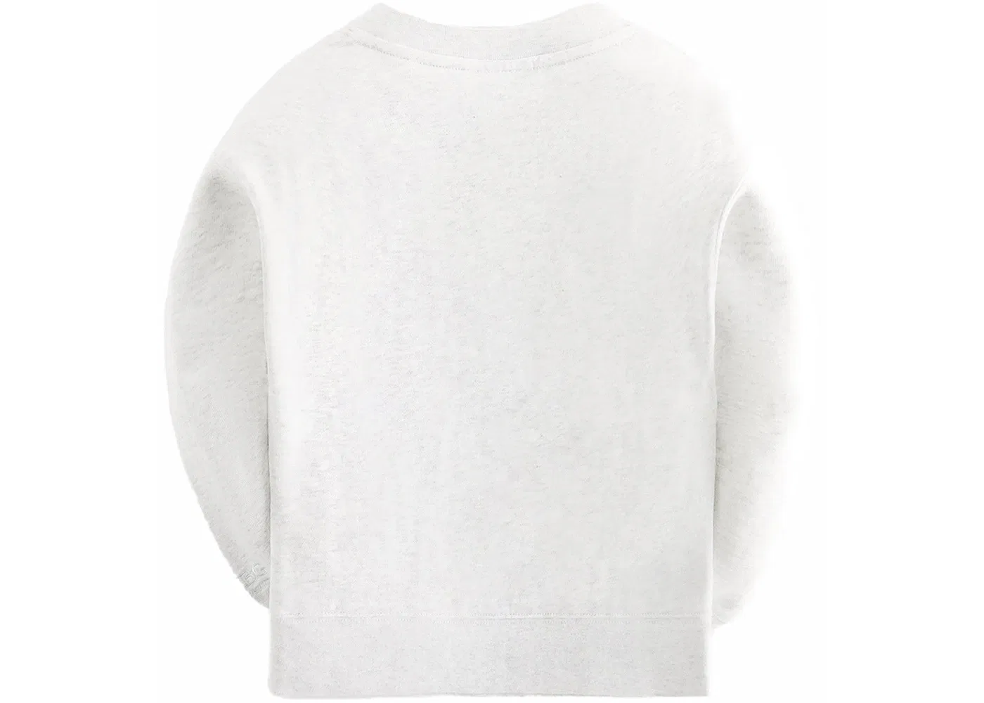 Детское худи с принтом Kith x New York Botanical Garden Kids Logo Nelson Crewneck, Light Heather Grey — фото 2