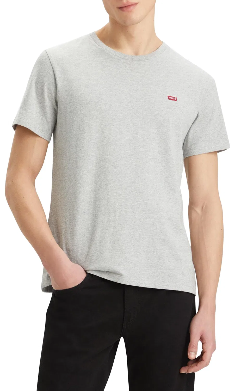 Мужская футболка с коротким рукавом Original Housemark Levi's, Mid Tone Grey Heather Jersey