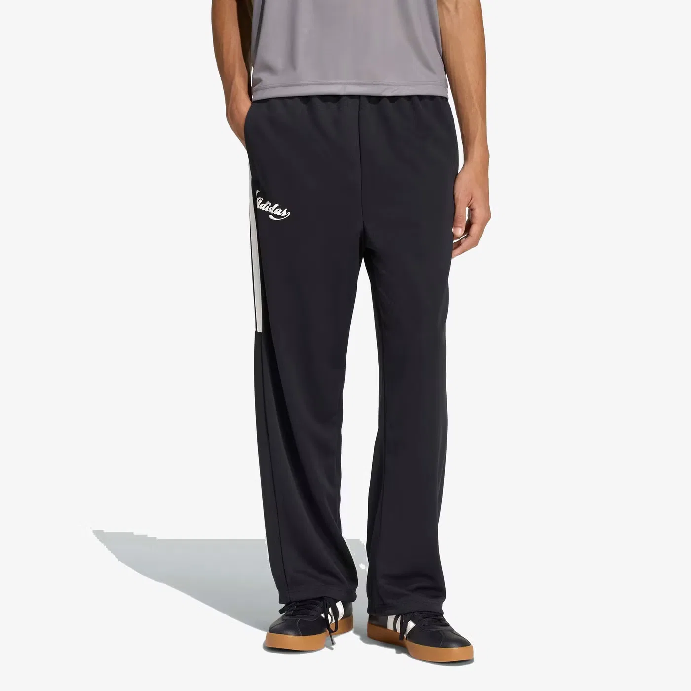 Штаны спортивные с логотипом House of Tiro x Common Goal Adidas, черный — фото 2