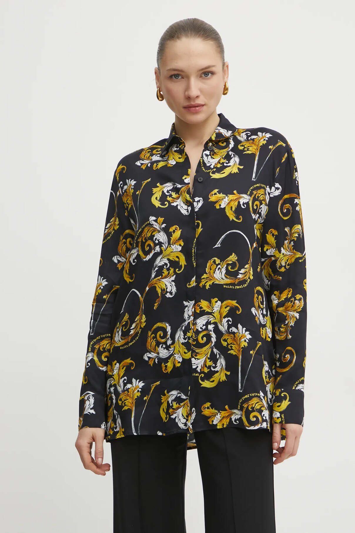 

Рубашка Versace Jeans Couture, черный