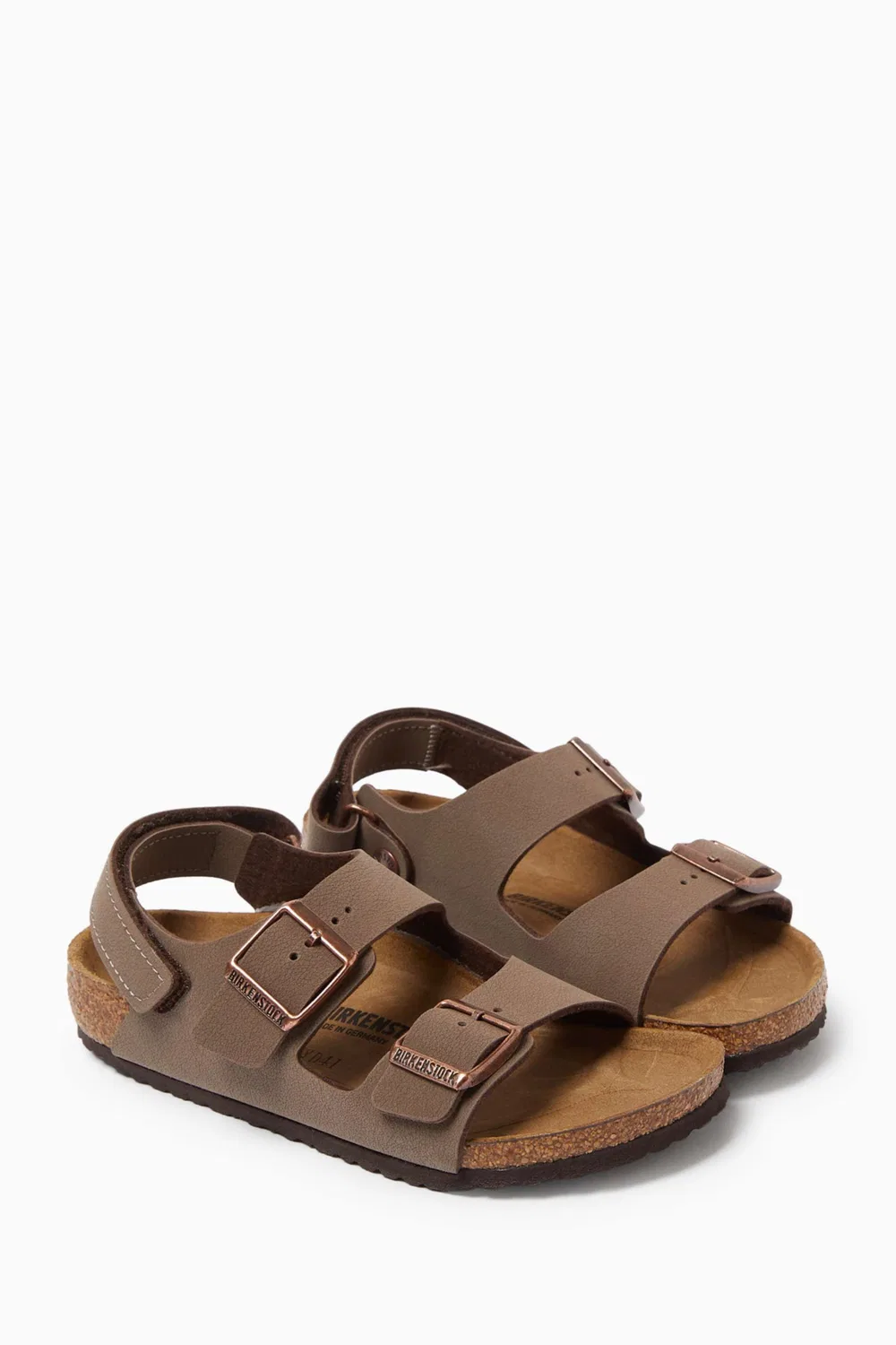Сандалии на пряжке Milano Birkenstock, бежевый
