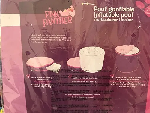 No brand Мочалка для ванны, Pouf Gonflable Panthere Rose — фото 2
