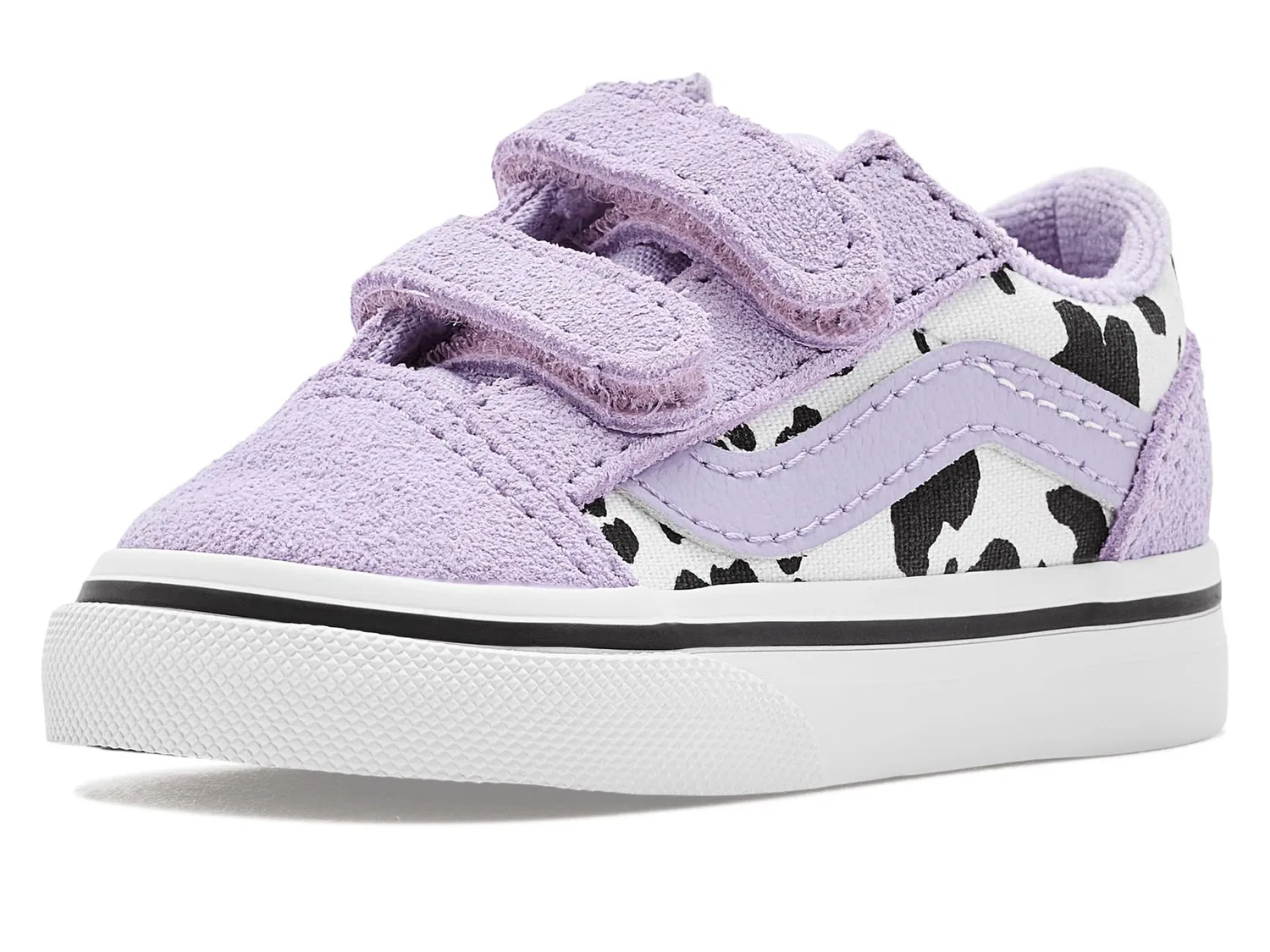 Кроссовки Old Skool V (для младенцев и малышей) Vans Kids, Cow Soft Purple — фото 2