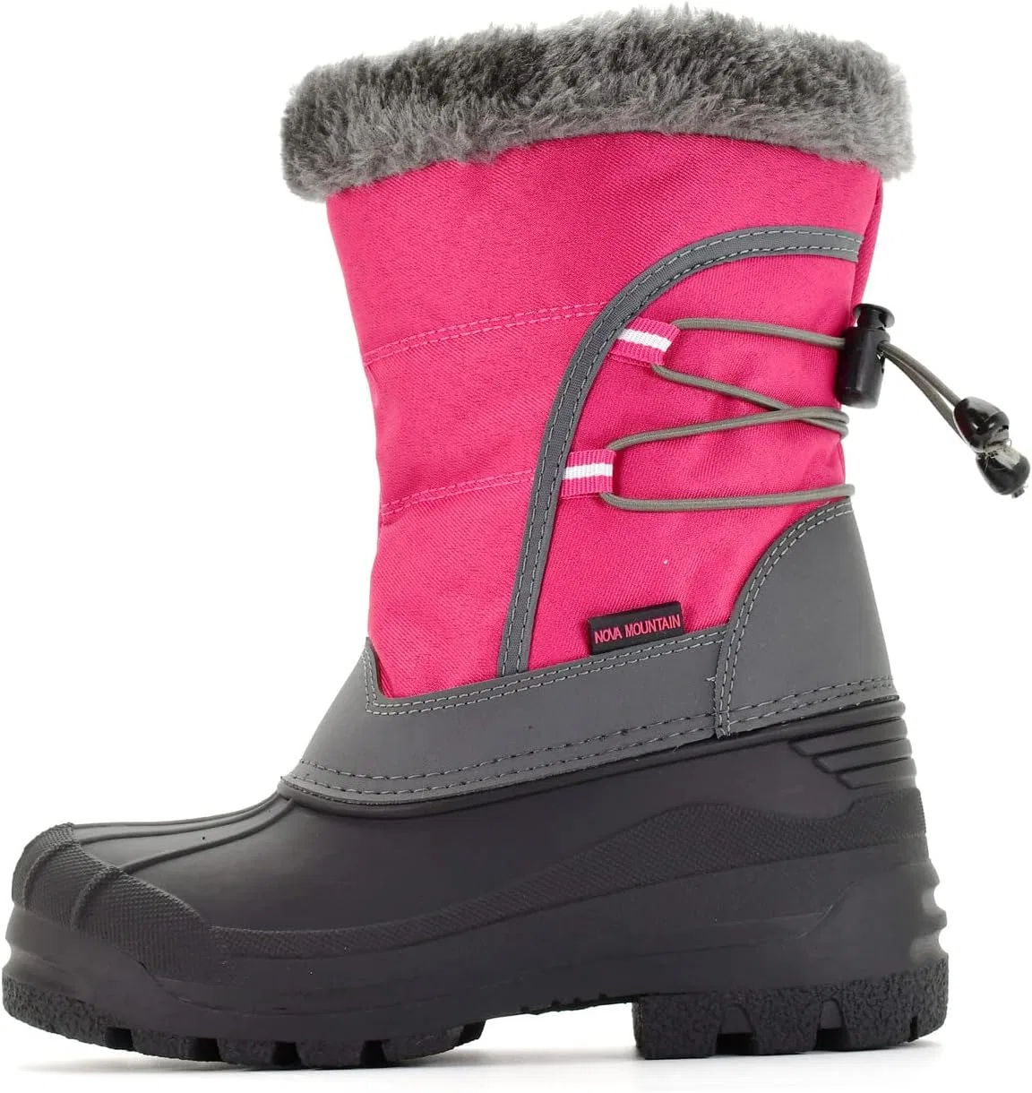 Детские зимние снежные ботинки для девочек Nova Mountain Nova Footwear, Fuchsia — фото 4