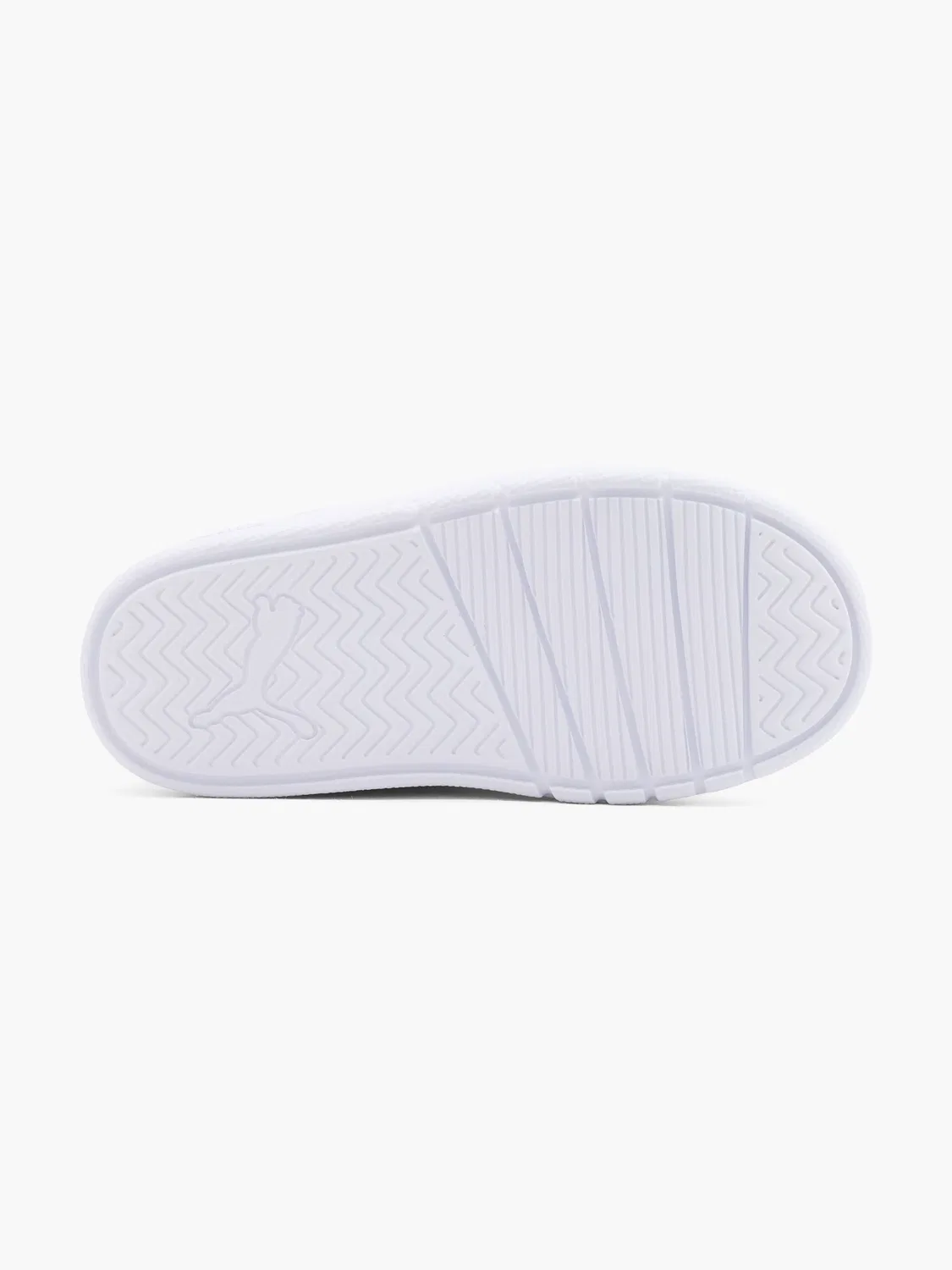 Детские кроссовки с липучками PUMA Courtflex V3 V Inf, белый — фото 4