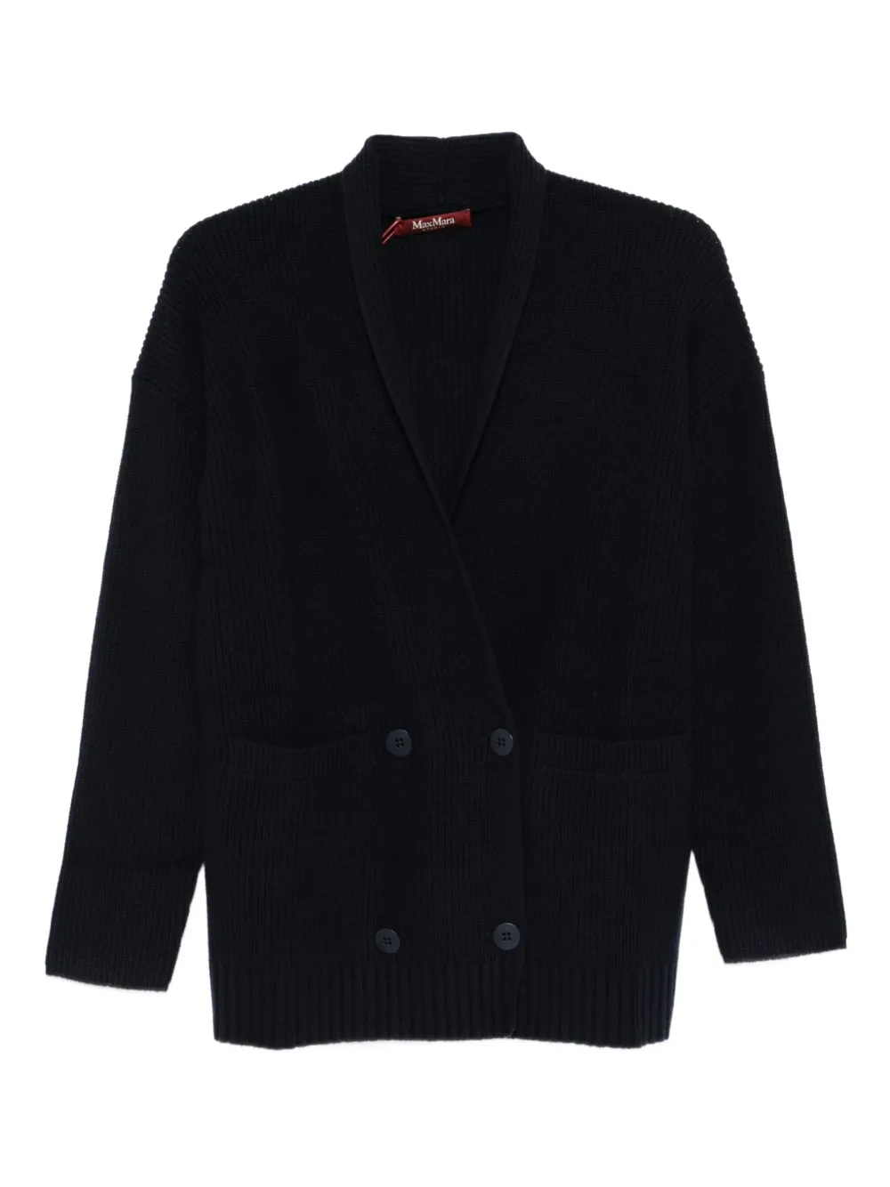 

Двубортный кардиган в рубчик MAX MARA