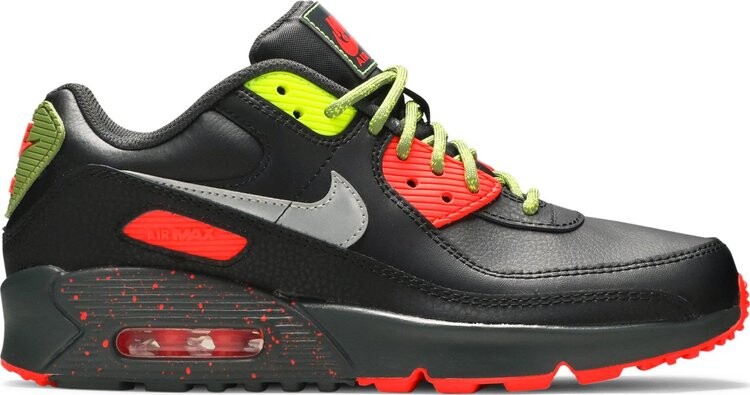 

Кроссовки Nike Air Max 90 GS 'Black Asparagus', черный