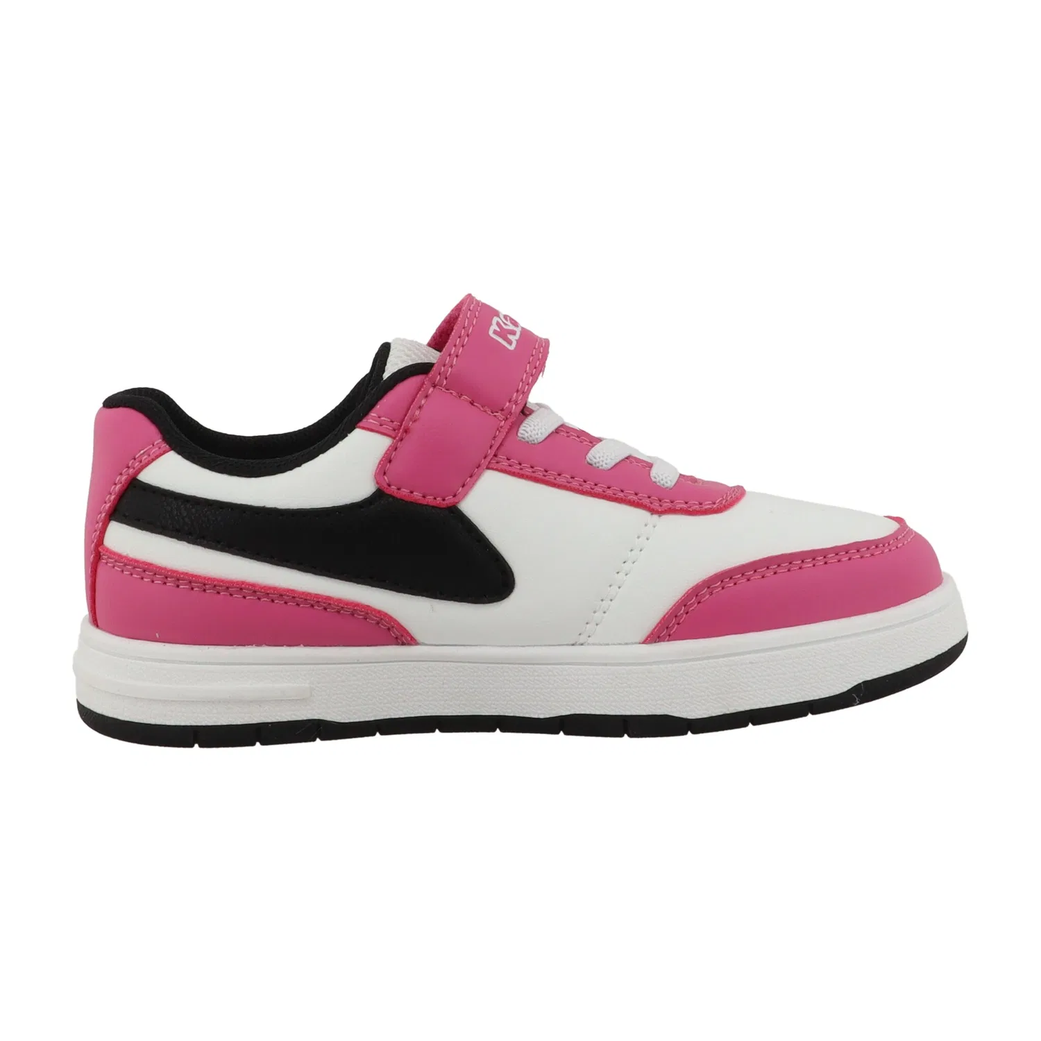 Детские кроссовки на шнуровке Kappa KORA, Pink/White/Black — фото 3