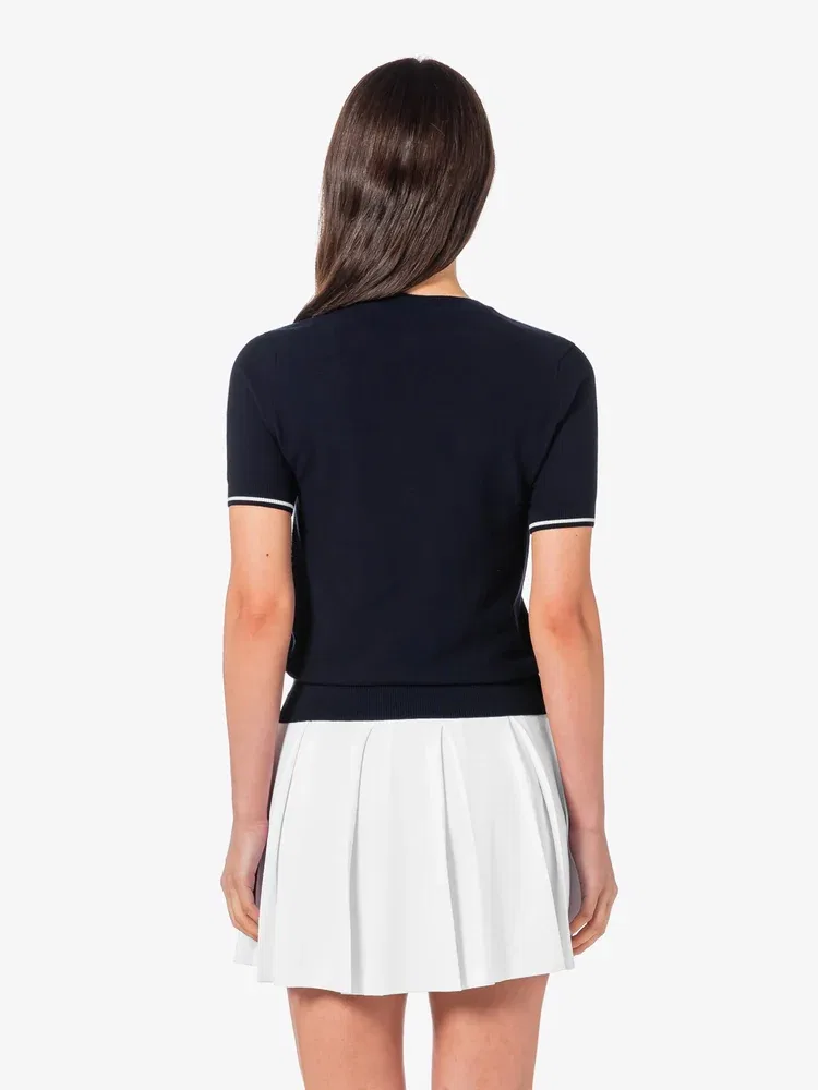 Свитер с круглым вырезом LACOSTE, базовый, Navy — фото 4
