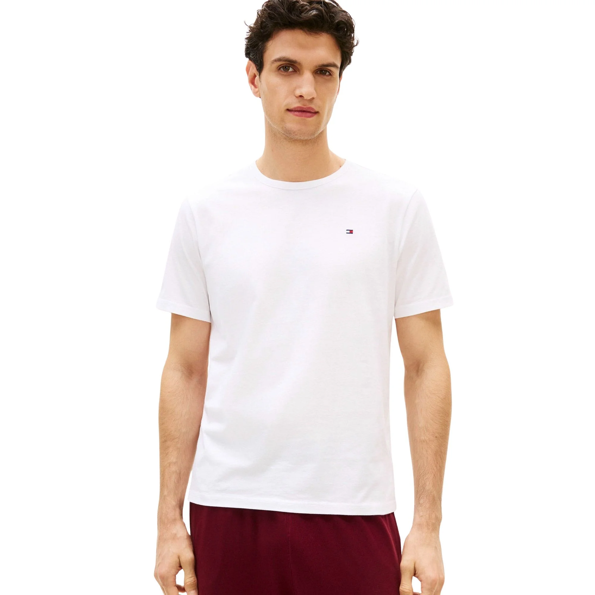 Комплект футболок Tommy Hilfiger Regular Fit, 3 предмета, серый/белый/синий — фото 3