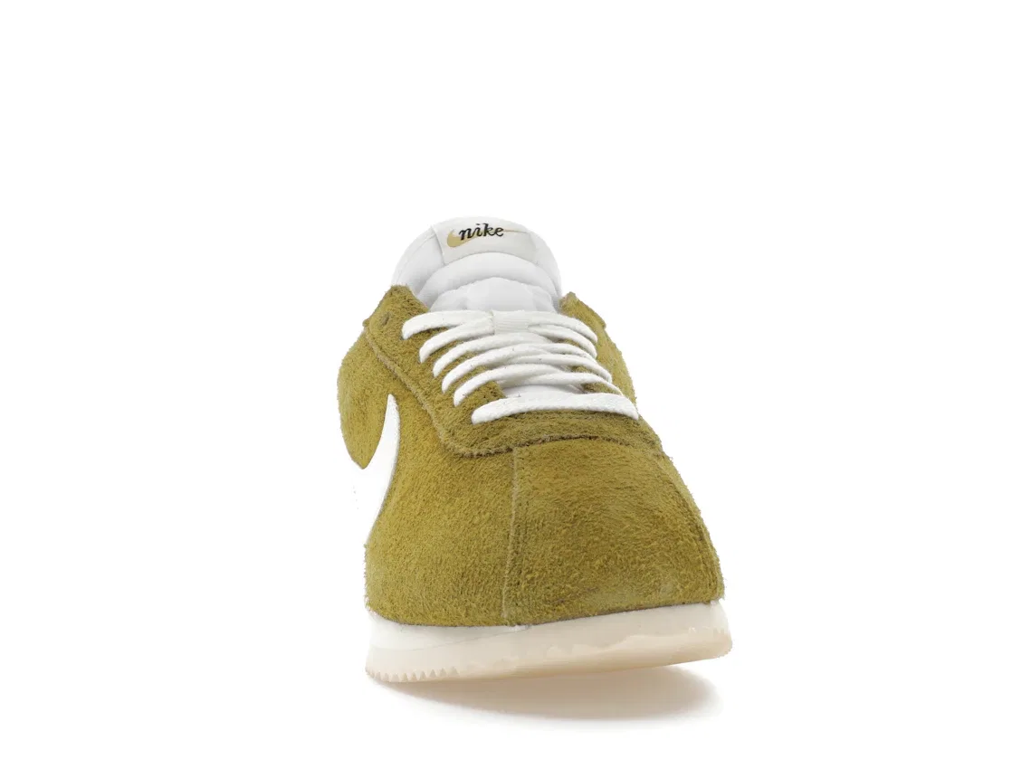 Детские кроссовки Lifestyle с замшевым верхом Nike Cortez SE Suede Nike, Pacific Moss/Infinite Gold/Muslin/Sail — фото 2