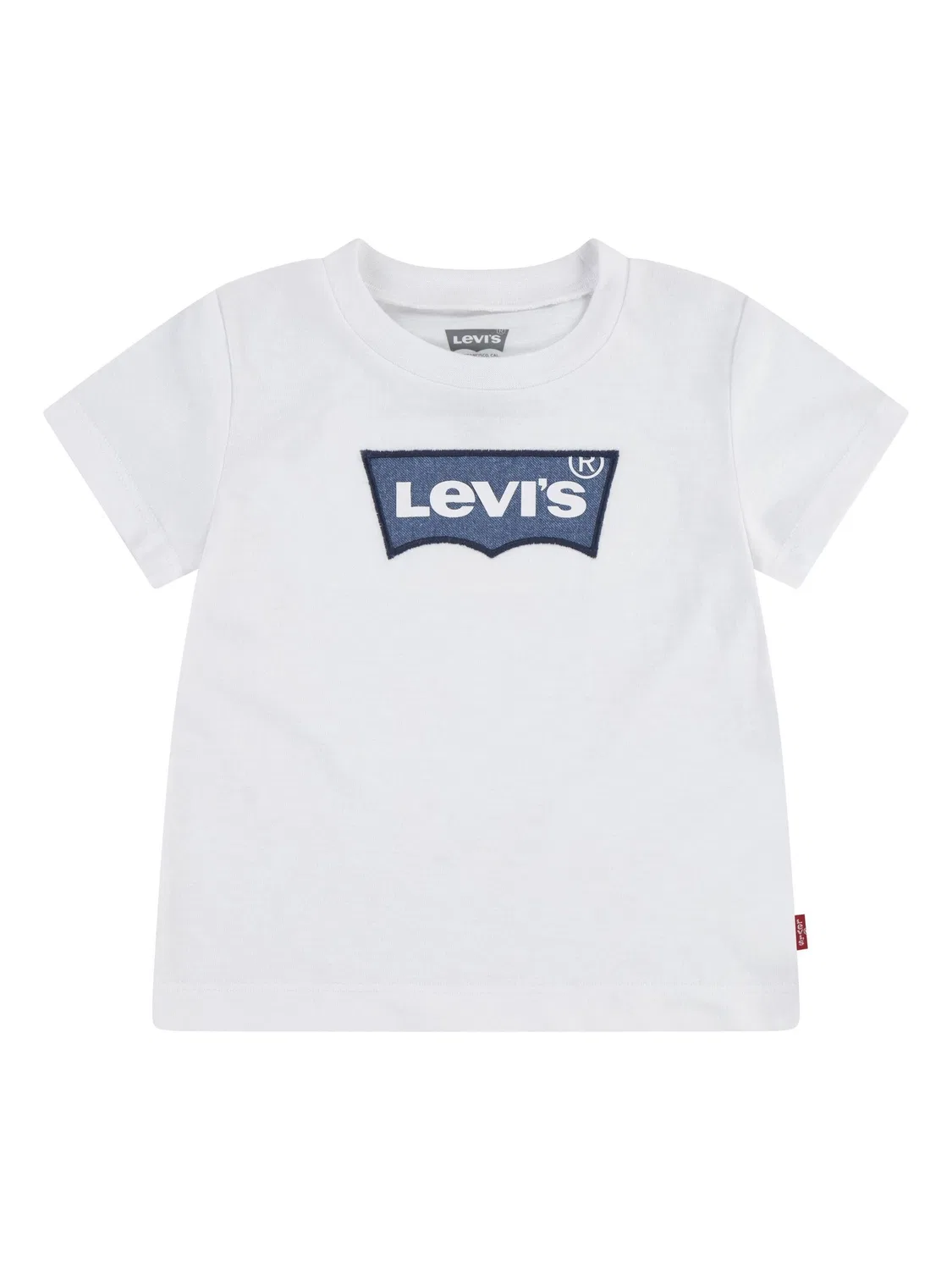 Футболка с коротким рукавом Levi's My First Batwing, белый