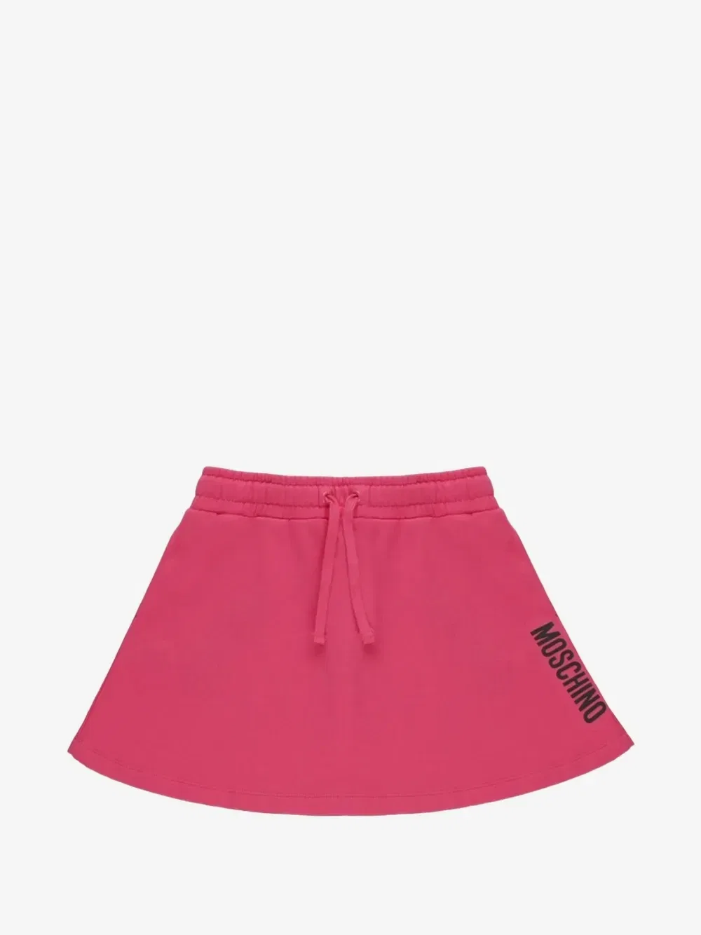 Юбка с кулиской и логотипом Moschino Kids, розовый