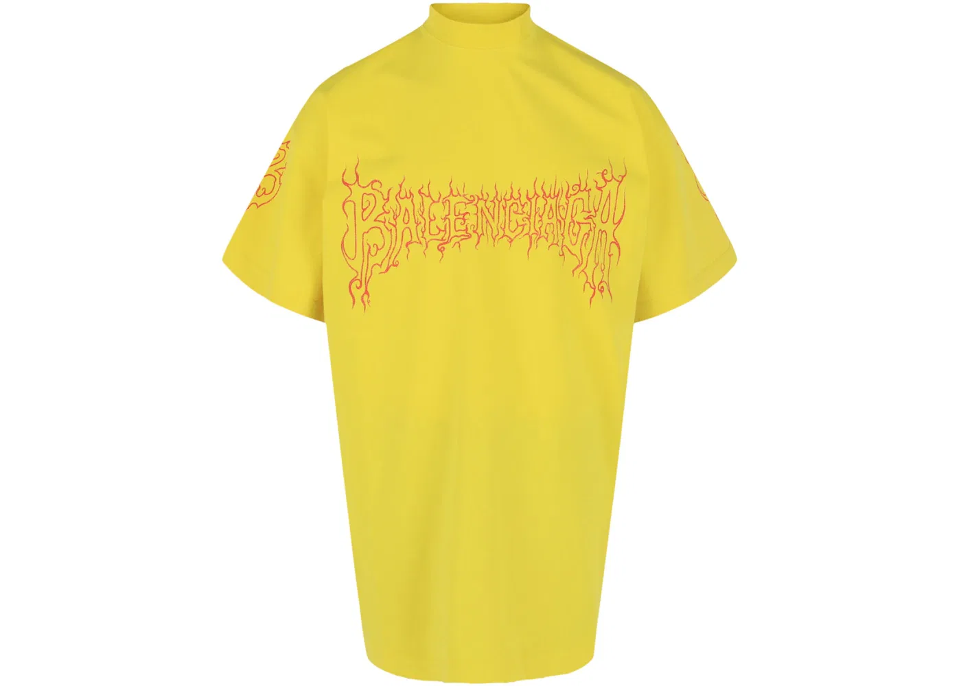 Мужская футболка Oversized Darkwave Balenciaga, Yellow Red