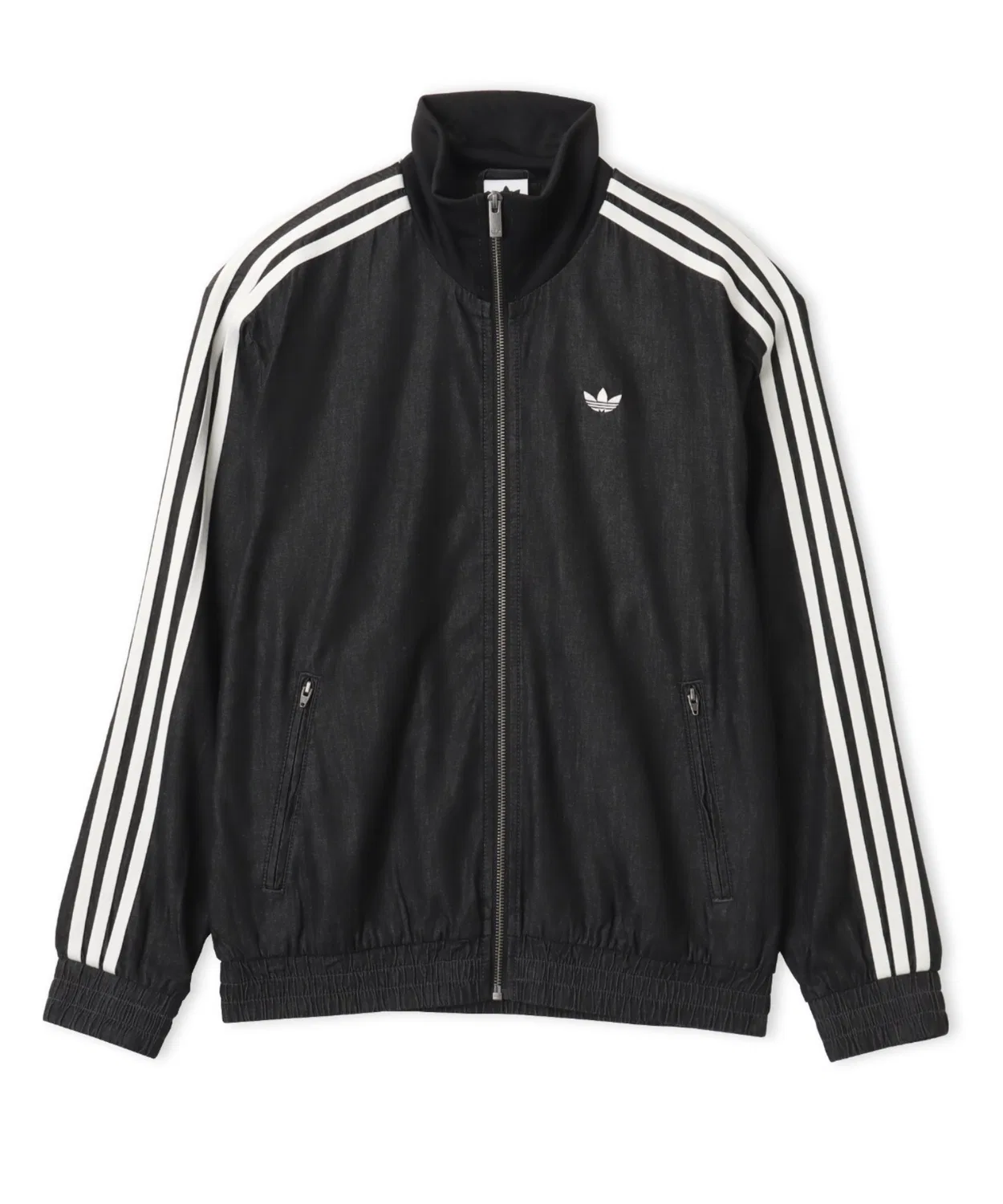 Женская джинсовая куртка с принтом Firebird Track Top Adidas, Black
