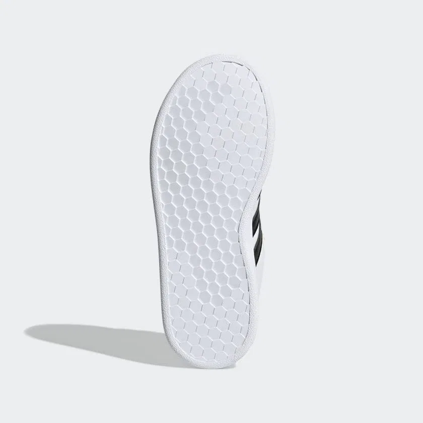 Детские кроссовки для мальчиков Grand Court Adidas, White Black White — фото 4