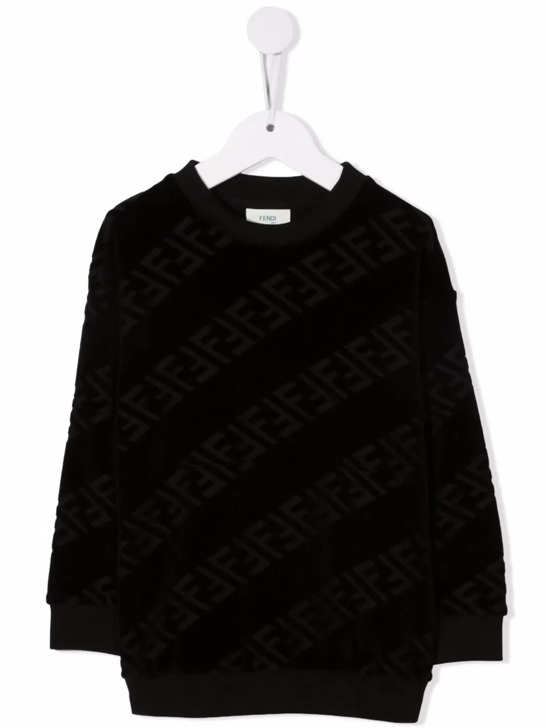 Худи с принтом FF FENDI, черный