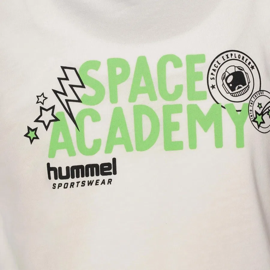 Детская футболка с круглым вырезом Kesia Hummel, Белый — фото 4