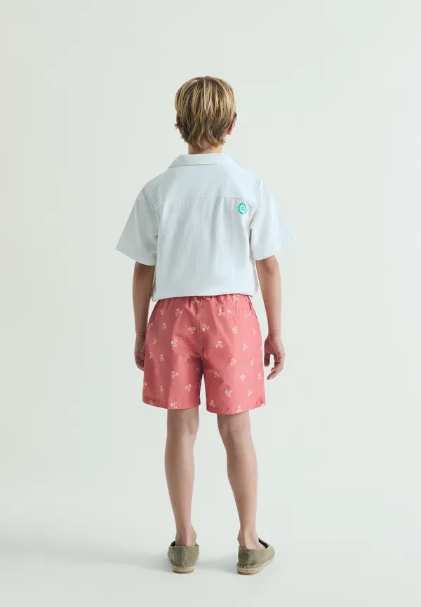 Плавки с принтом Skull delave swimsuit kids Scalpers, Orange, оранжевый — фото 2