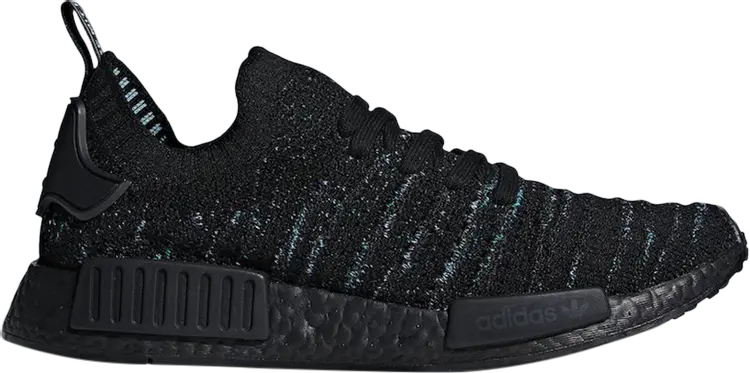 

Кроссовки Adidas Parley x NMD_R1 STLT Primeknit 'Core Black', черный