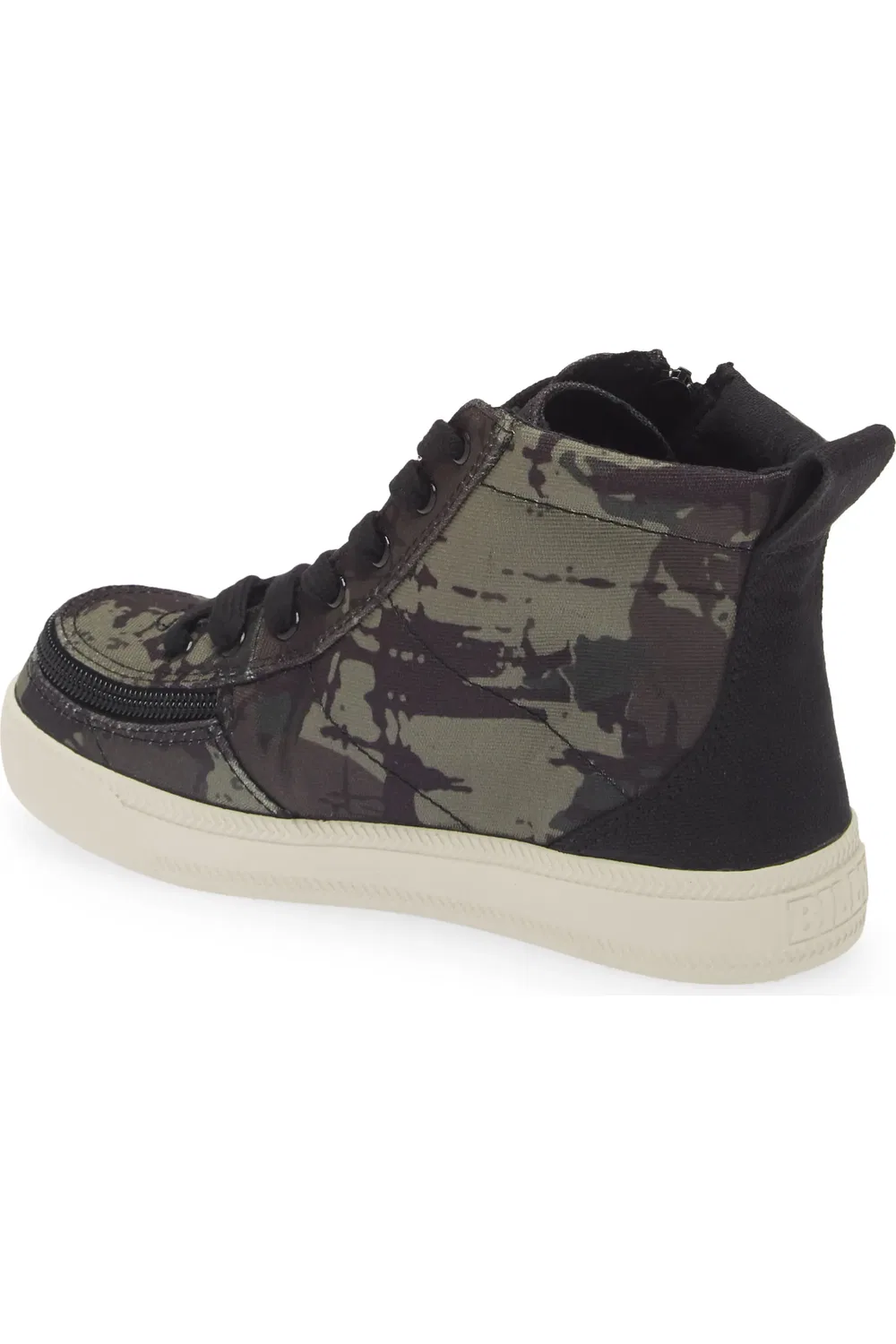 Кеды детские высокие с застежкой-молнией Classic High Top BILLY Footwear, Camo/White — фото 2