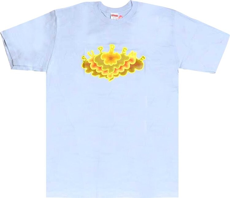 

Футболка Supreme Cloud Tee 'Light Blue', синий