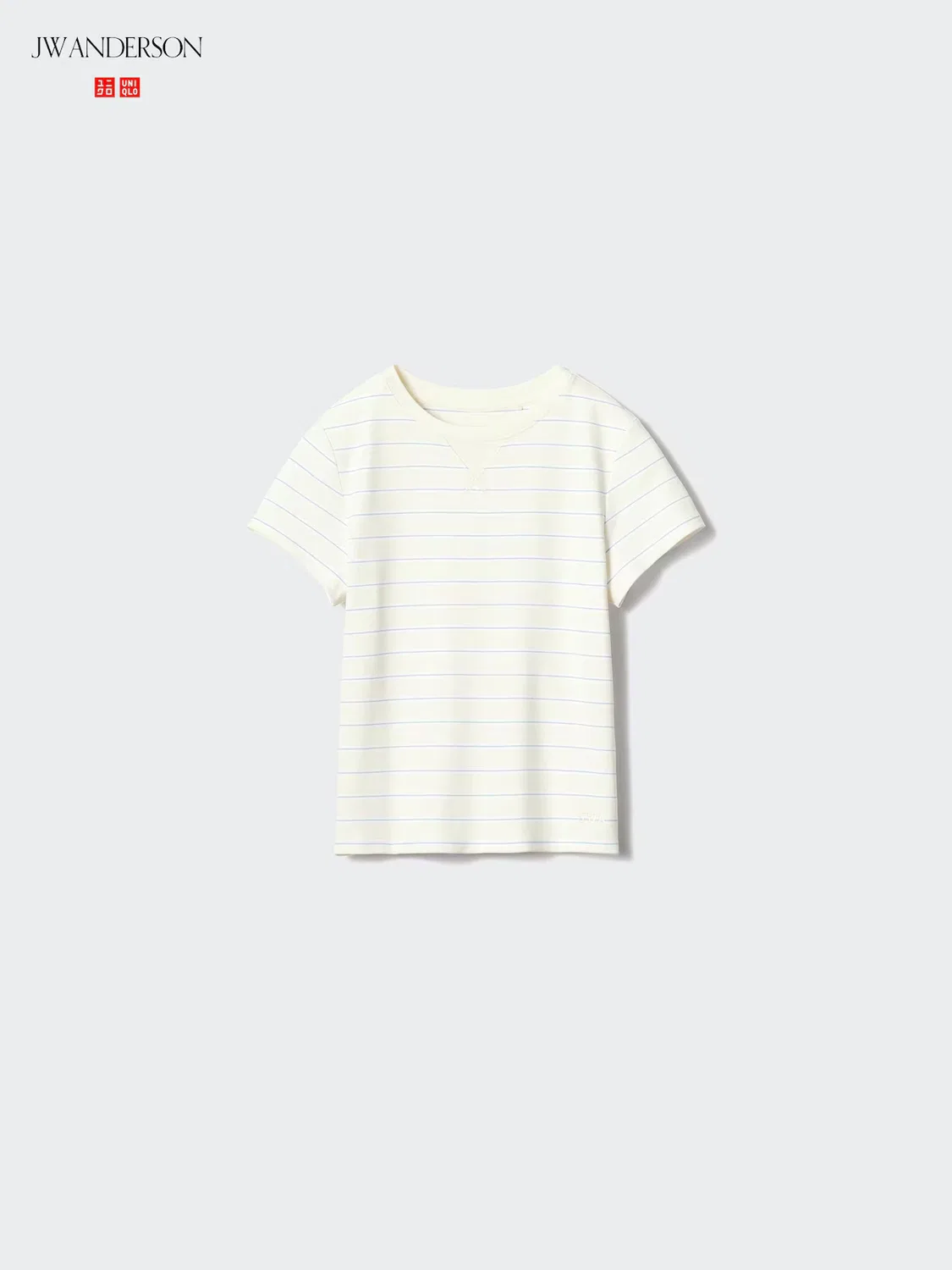 Футболка Uniqlo, в полоску, желтый — фото 4