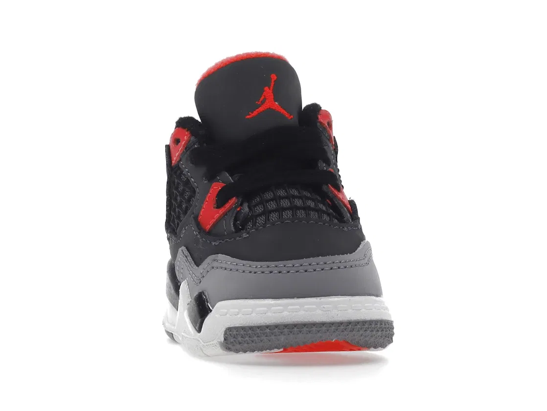 Детское кроссовки Lifestyle Jordan 4 Retro Infrared, Dark Grey/Infrared 23-Black-Cement Grey — фото 2