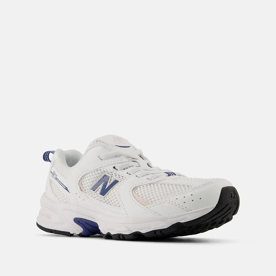 Детские спортивные кроссовки с классическим дизайном 530 New Balance, Белый — фото 2