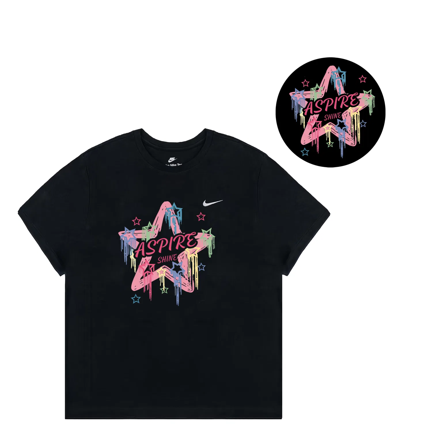Мужская футболка с коротким рукавом из хлопка, прямая Nike — фото 3