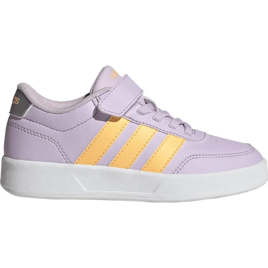 Кроссовки с эластичными шнурками и липучками BREAKNET 3.0 EL C adidas, Сиреневый