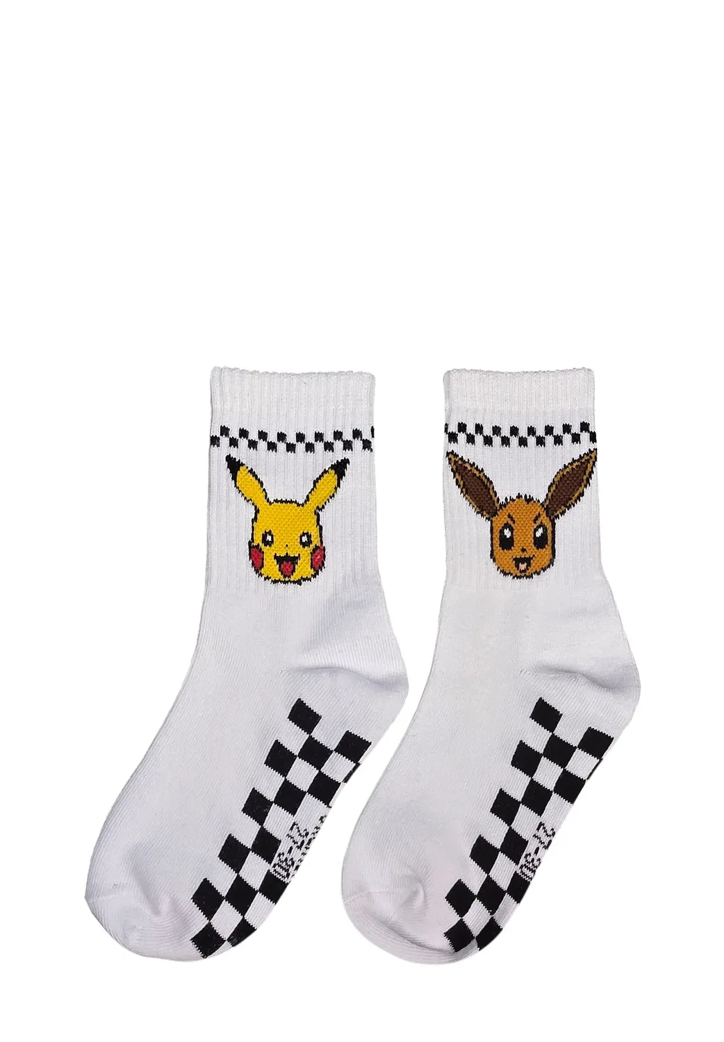 2Er Pack Pokemon Socken Pikachu evoli Tennissocken Söckchen унисекс - носки United Labels, Weiß — фото 4