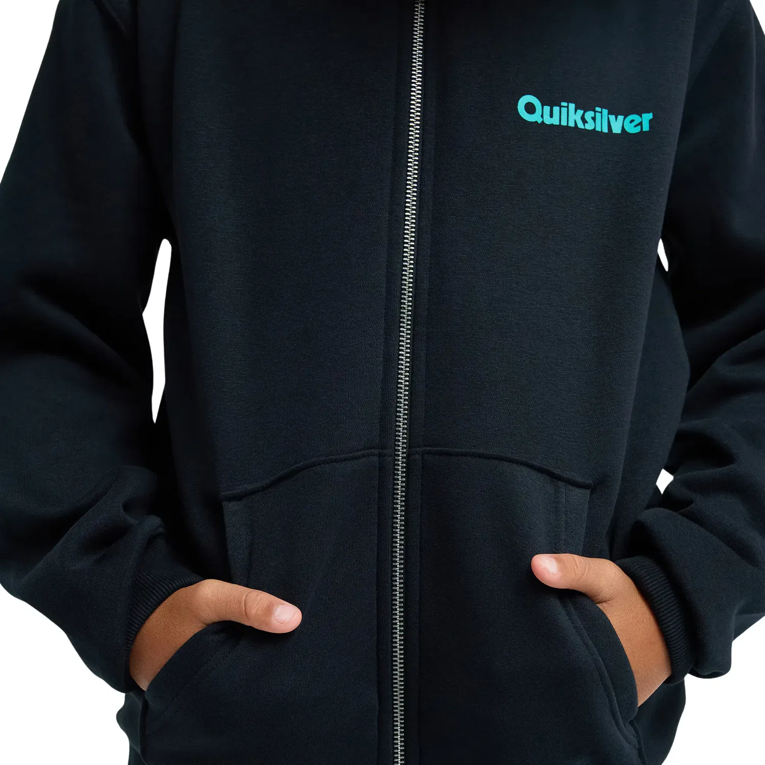 Детская худи с капюшоном из переработанного хлопка Quiksilver, Negro — фото 4