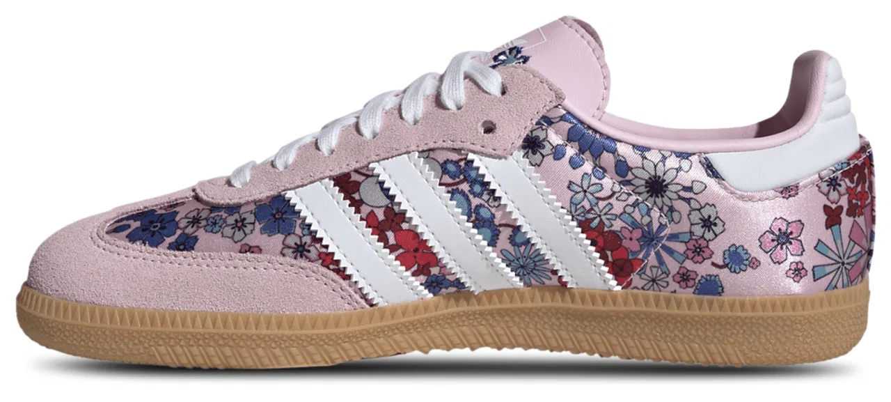 Кроссовки для девочек Samba OG Adidas, розовый/синий — фото 2
