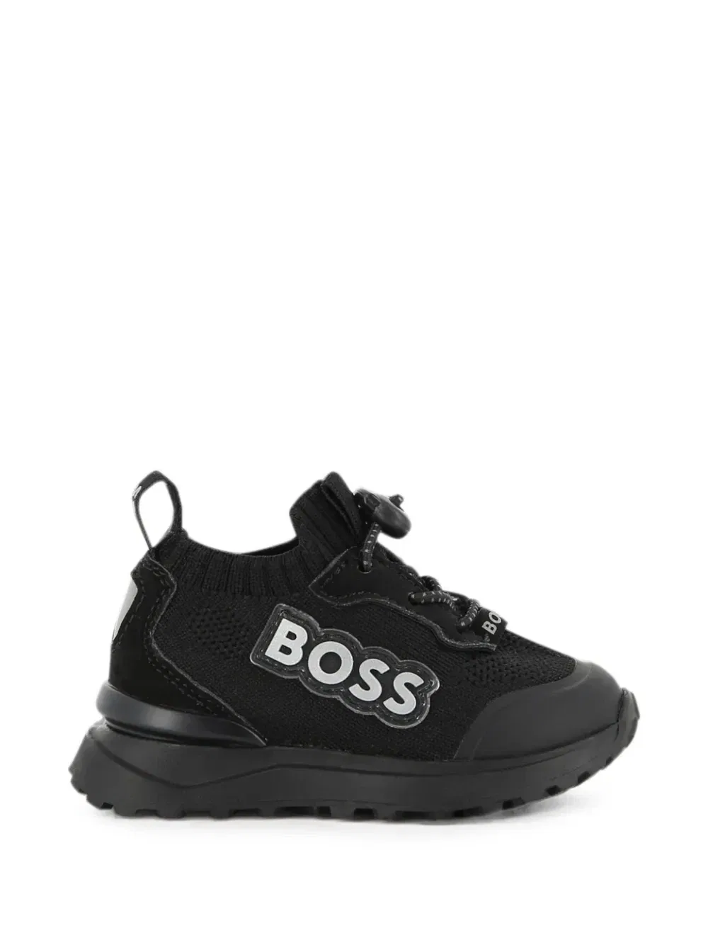 Кроссовки с нашивкой-логотипом Boss Kidswear, черный — фото 2
