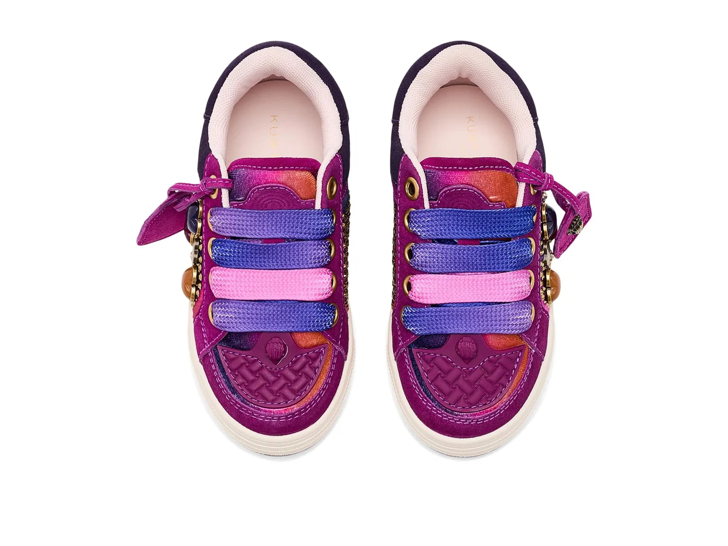 Кроссовки Mini Southbank Tag (для маленьких и больших детей) Kurt Geiger London Kids, Sunset Multi — фото 3